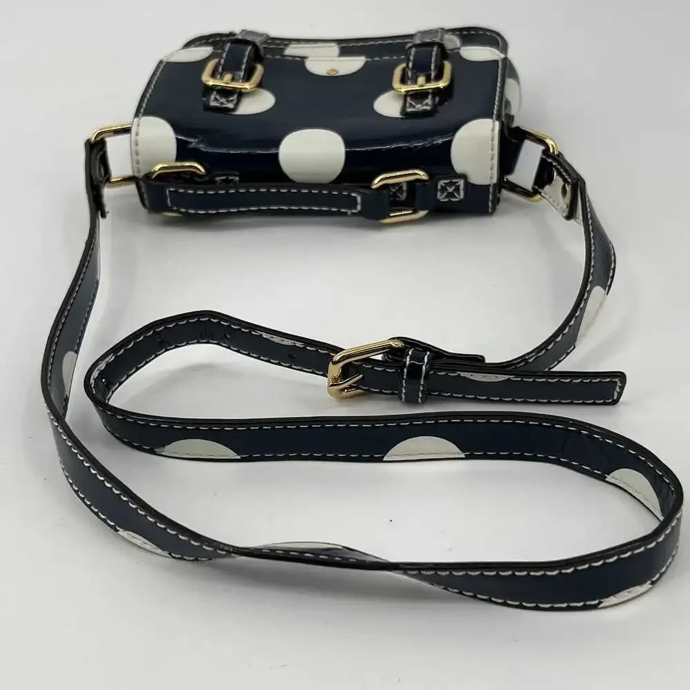 Kate Spade x Gap Kids White/Blue Leather Crossbody Bag | OS Girls